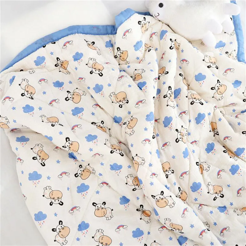 110x150cm cotton kids bedding quilt baby nursery school sleeping blanket quilt soft warm light children blanket