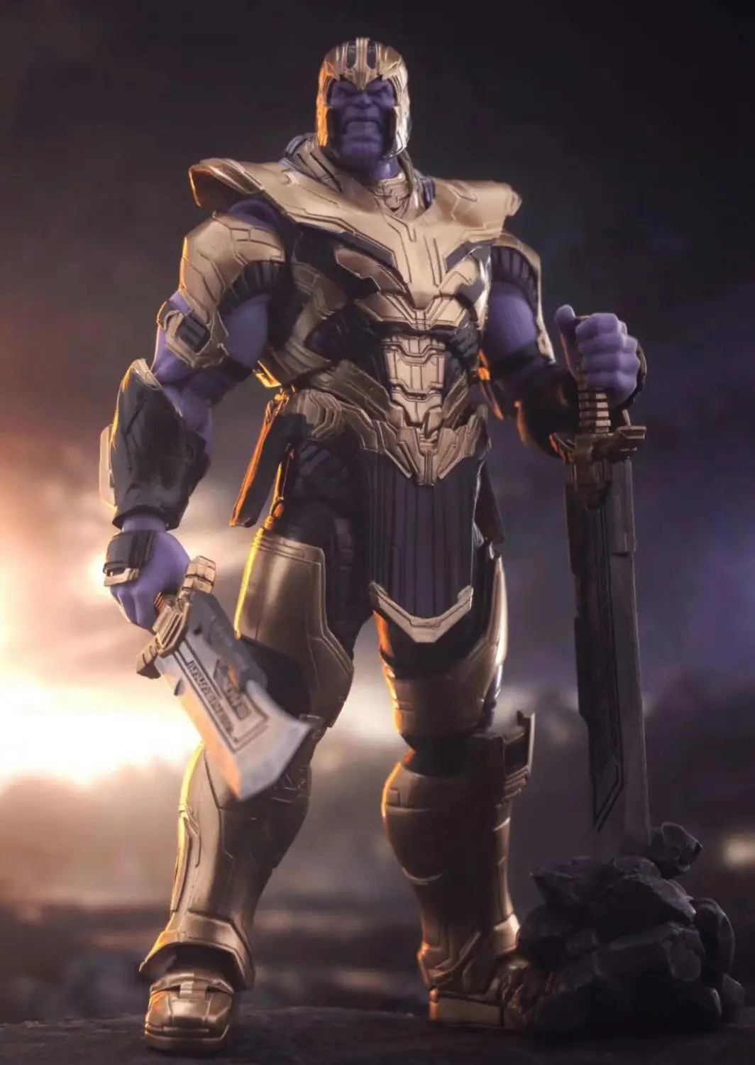Костюм для Мстителей Endgame Infinity War 4 SHF Thanos фигурка Brinquedos куклы игрушки Фигурки |