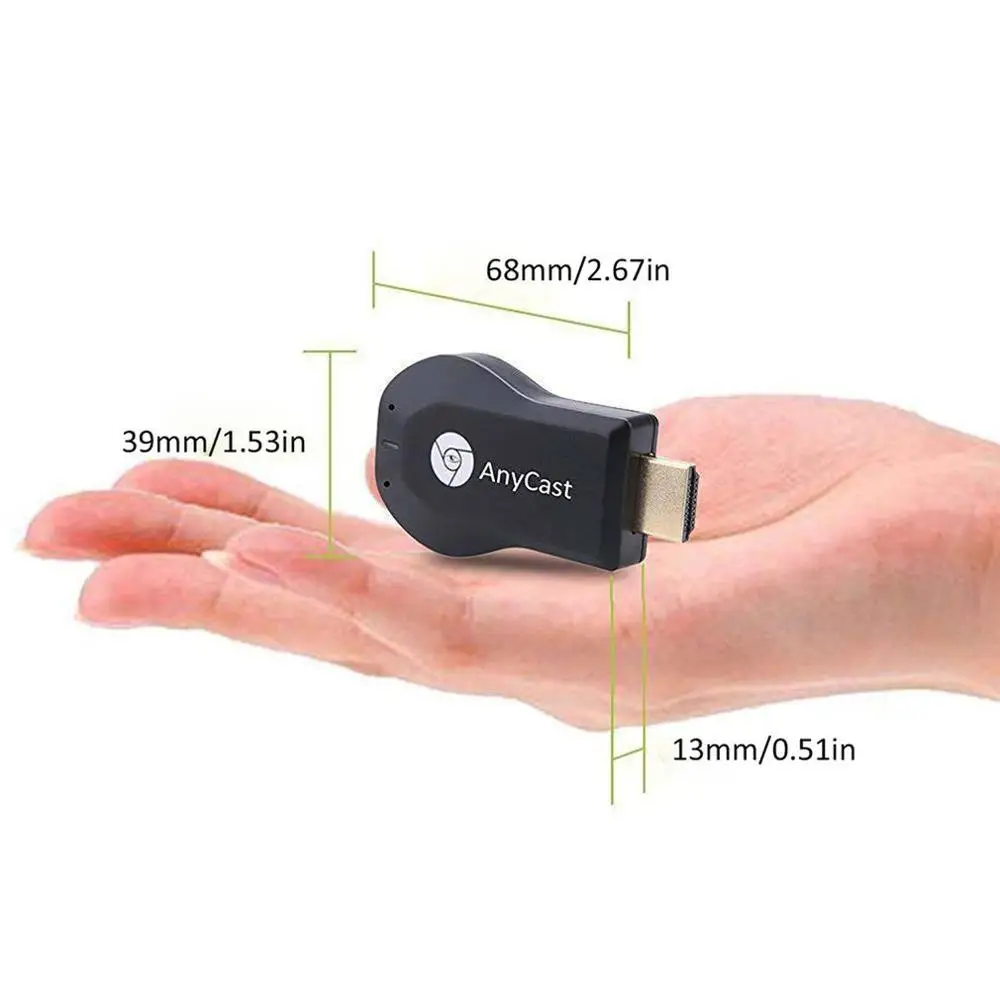 Для Anycast WiFi 1080P HD HDMI tv Stick DLNA беспроводной донгл с поддержкой Miracast и AirPlay приемник для IOS для Android