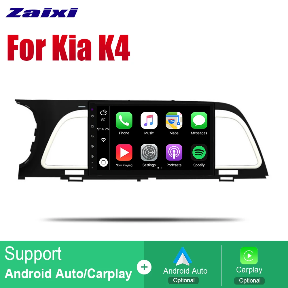 Автомагнитола ZaiXi 2 Din Android автомобильный плеер для Kia K4~ gps Навигация BT Wifi карта мультимедийная система стерео