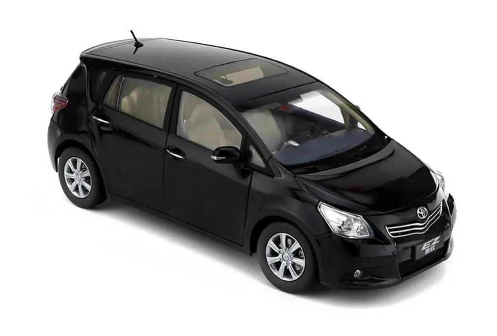 1/18 Масштаб TOYOTA EZ VERSO черная литая модель автомобиля коллекция игрушек подарок