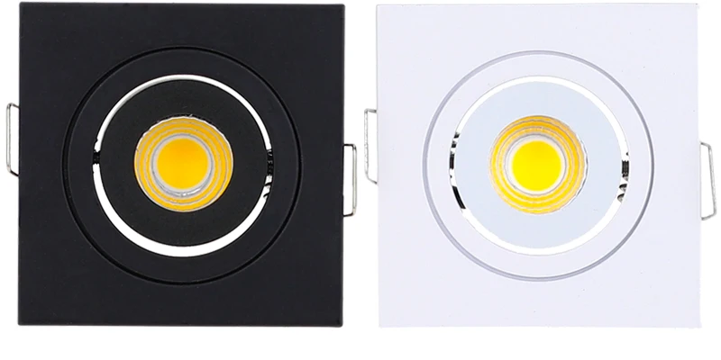 Factory Price Recessed LED Waterproof IP65 Dimmable COB Downlight Outdoor 3W AC90-260V LED Ceiling Spot Light LED Ceiling Lamp