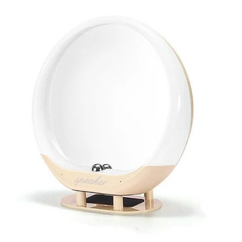 

Makeup Vanity Mirror with Lights and Bluetooth Speakers USB Rechargeable LED Makeup Mirror Speaker with Remoter