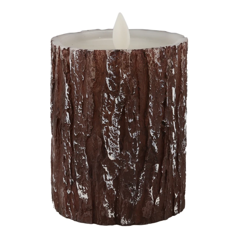 

FashionPine Tree Led Candle with Dancing Flame,Flameless Candles Battery Operated Led Candles Light Halloween/Christmas Candle L