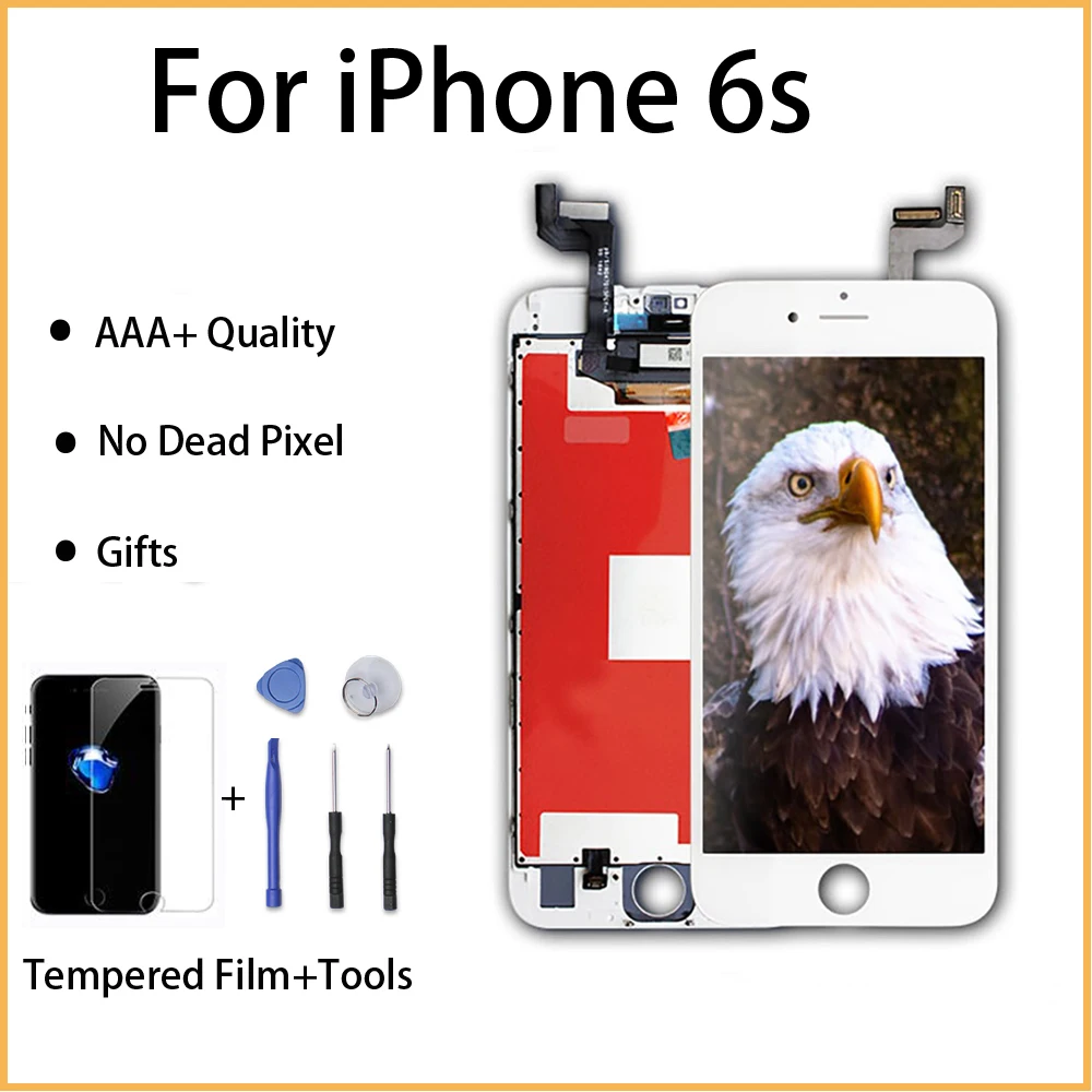 

FVBH Lifetime Assurance AAAAA Pantalla LCD Display For iPhone 6S 6 Plus 3D Touch Display Digitizer Assembly Replacement Screen+