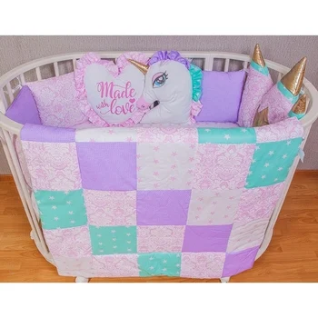 

Комплект в круглую-овальную кроватку "Фантазия" Комплекты в круглую/овальную кроватку