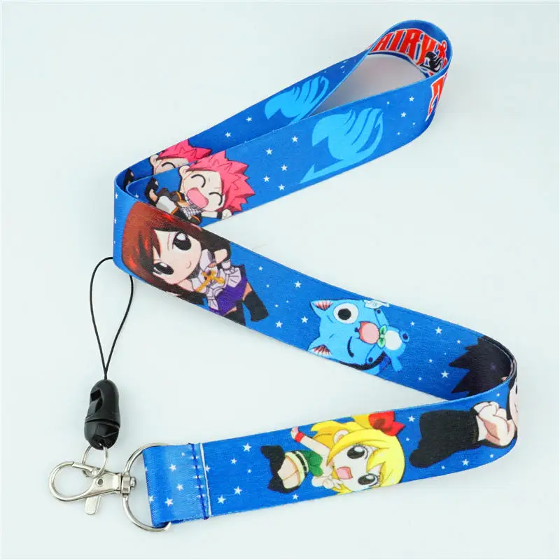 Шнурок на шею с японским аниме брелок для ключей хвостом Наруто атакой титанов ID