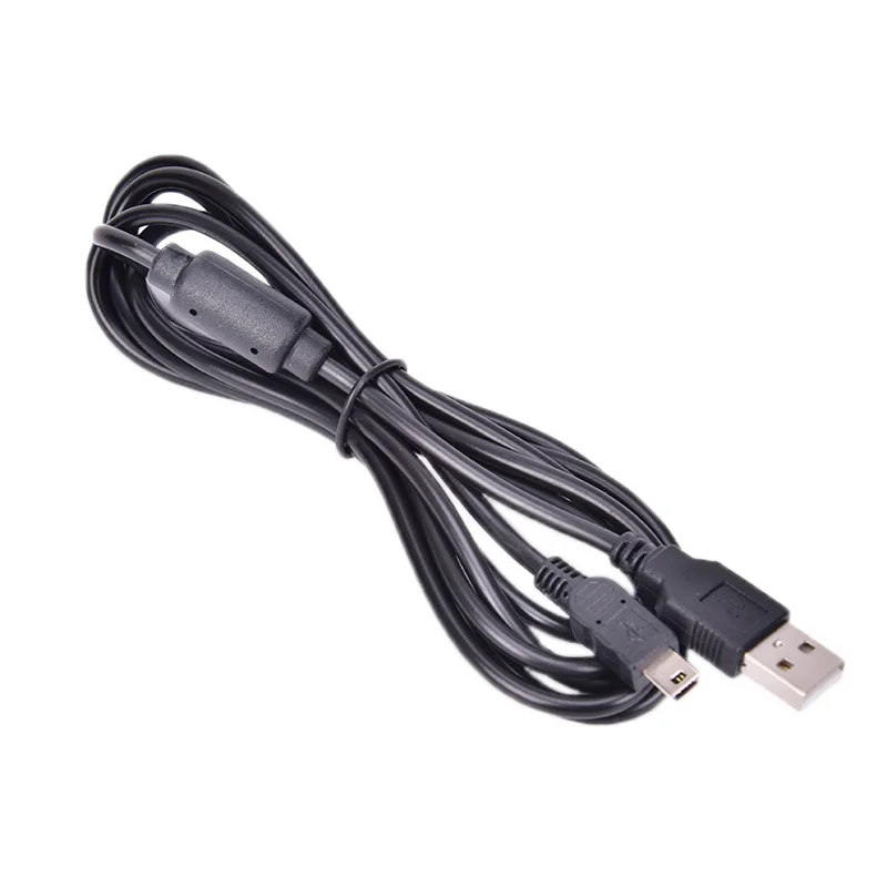 1 шт. Кабель зарядного устройства для PS3 контроллер 1,8 м psp PS3 контроллер зарядного устройства кабель для Playstation 3 A в MINI B USB 2,0