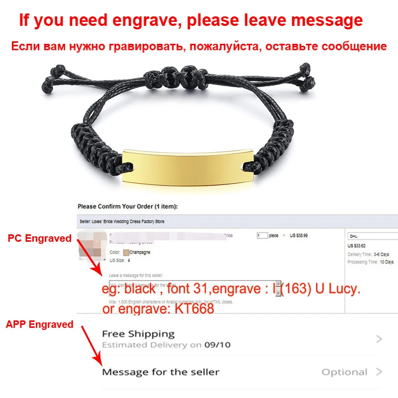 472Gengraved Customize Stainless Steel Blank ID Tag Bracelet For Men Women Children Personalized Bracelet Adjustable GOD IS GREATER Jewelry - Окраска металла: 472Gengraved