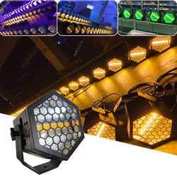 Disco led rgbw mini flash palco dj âmbar tingimento luz estroboscópica casamento led dança festa clube barra natal rgbw efeito projetor