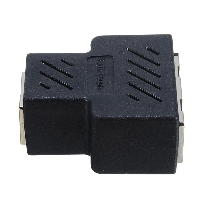 RJ45 Сплиттер Адаптер 1-2 двойной женский порт LAN Ethernet сетевой сплиттер адаптер для компьютера разъем