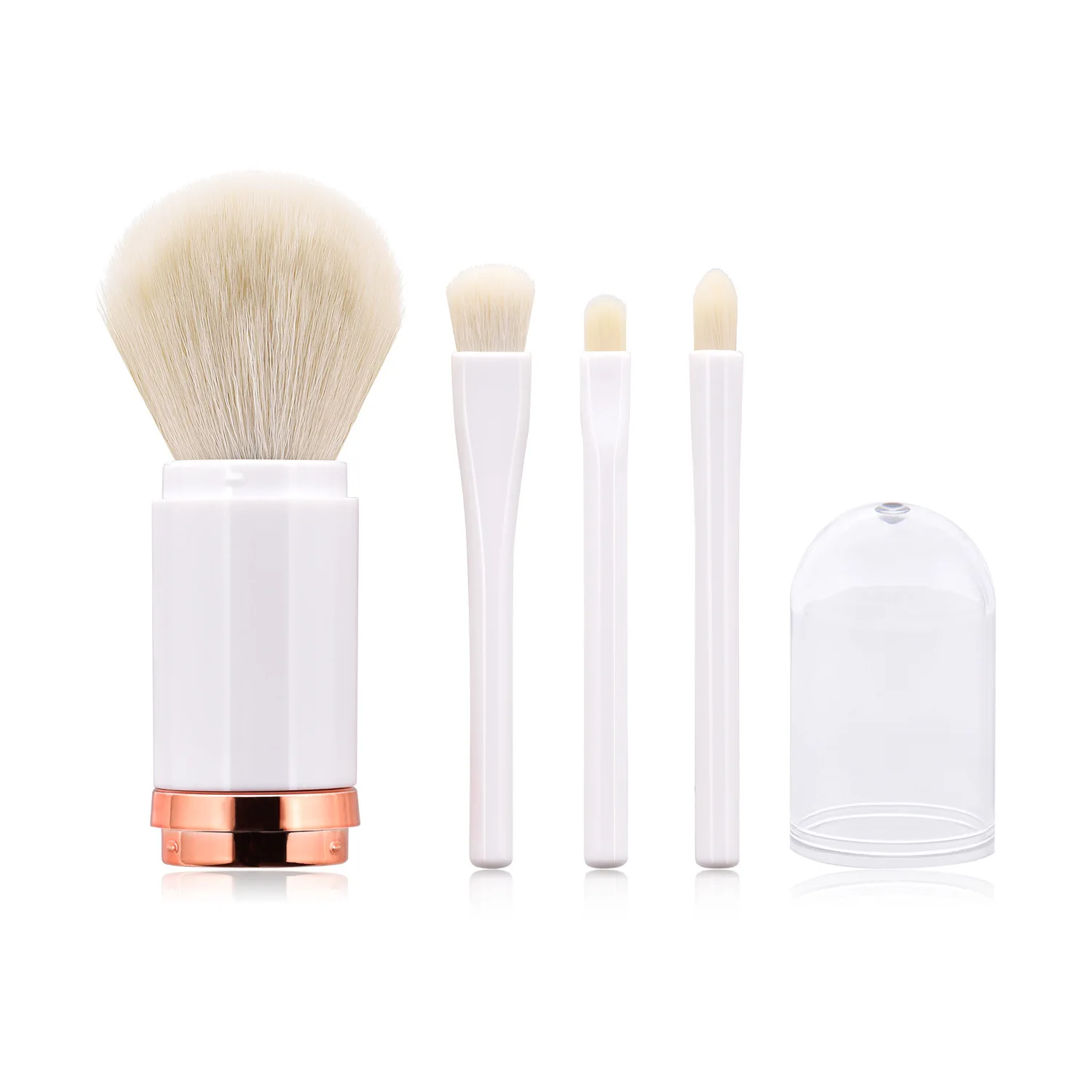 

Cute Luxury Makeup Brushes For Foundation Powder Blush Eyeshadow Concealer Lip Eye Make Up Brush telescopic Beauty Tools