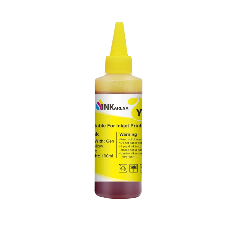 INKARENA Refill Ink Kit For Epson For Canon Dye Ink For HP For Brother Printer CISS Ink and Refillable Printer Ink Cartridges