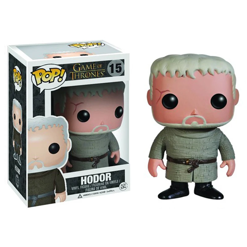 FUNKO POP Игра Престолов Дейенерис самвелл Тарли Старк Виниловая фигурка оригинальная коробка Brinquedos Коллекция Модель игрушки 2F08 - Цвет: HODOR