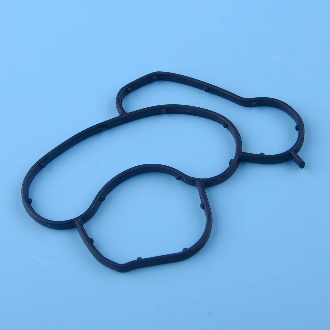 DWCX Black Rubber Car Auto Engine Oil Filter Housing Gasket Seal Fit