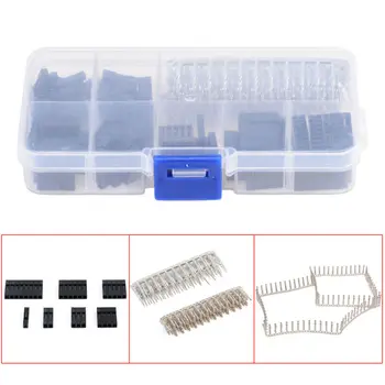 

Male Female Dupont Wire Jumper Pin Header Connector Housing Assortment Tool Set