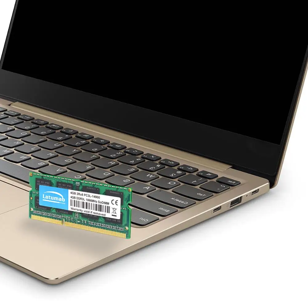 Latumab 4 ГБ 8 ГБ DDR3L 1866 МГц PC3L 14900 память ноутбука ОЗУ SODIMM 204 шпильки ноутбук превосходного качества модуль SODIMM 1,35 в ram