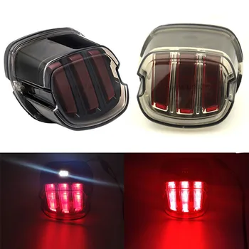 

For Harley Sportster XL883 Dyna Motorcycle Touring Road led tail rear lights led brake DRL license plate light