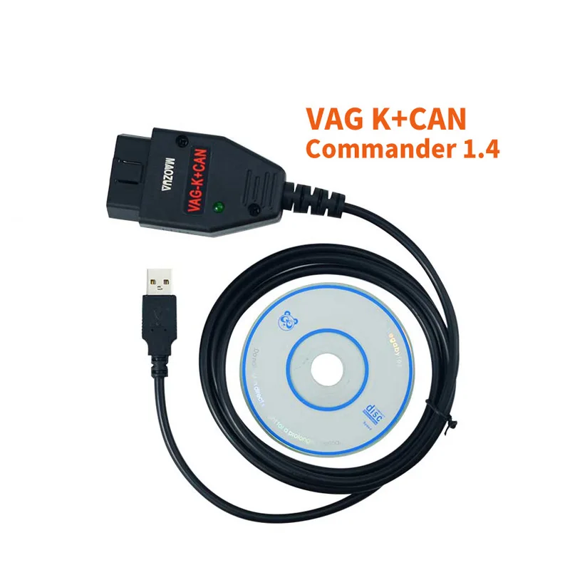 Для VAG K+ CAN 1,4 полная версия Commander PIC18F25K80+ FTDI FT232RL чип OBD Автомобильный диагностический для AUDI/V W/Skoda/Seat