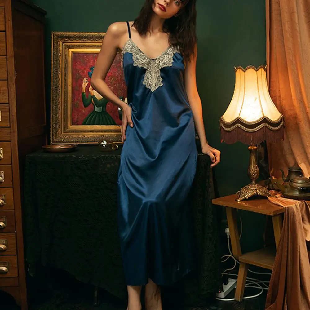 satin maxi nightdress