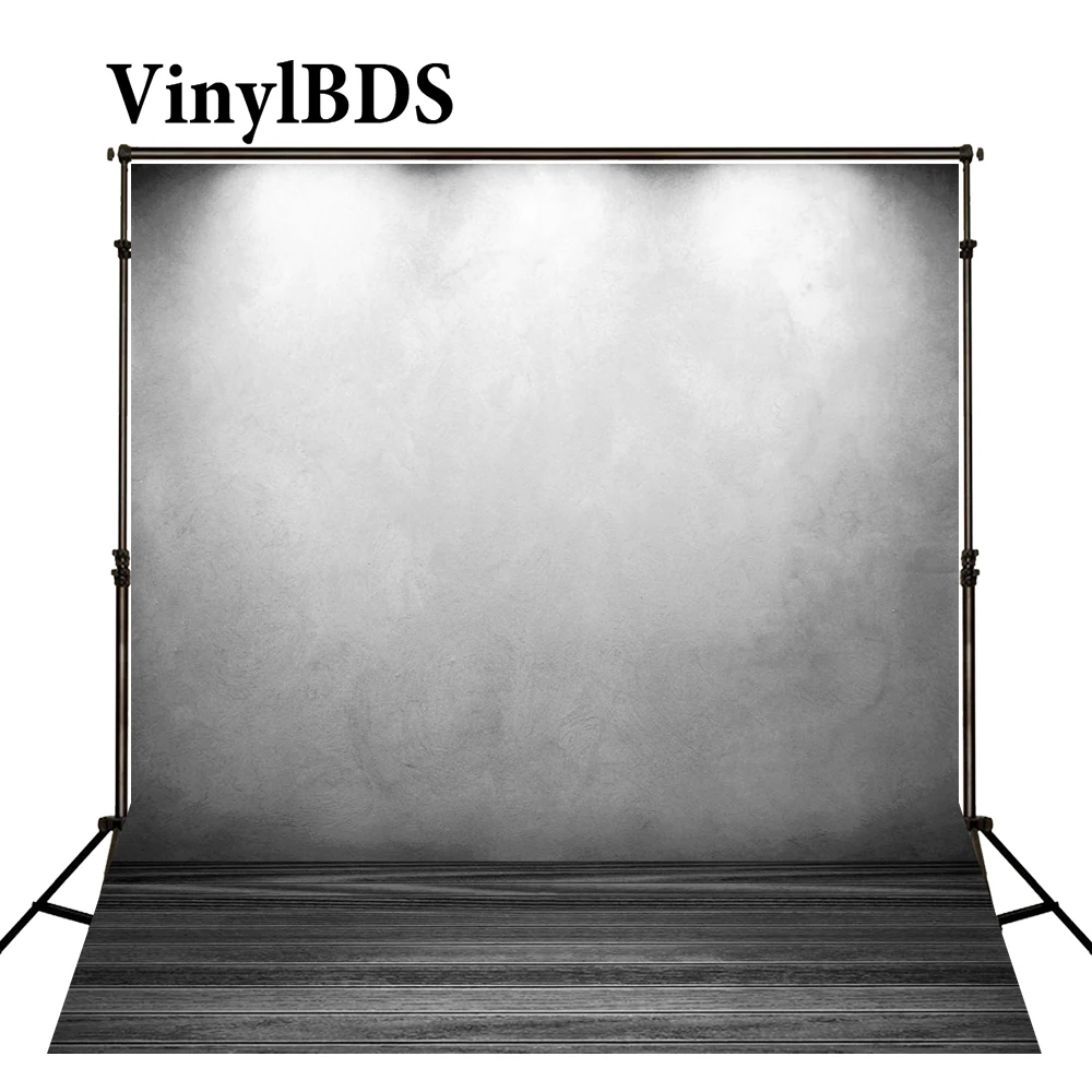 VinylBDS фон для фотосъемки новорожденных детей осенний однотонный настенный серый