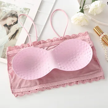 

Best Selling Word Sling Lace Tube Top Wrapped Underwear Girl Sexy Tube Top Anti-Exposure Wrapped Bra