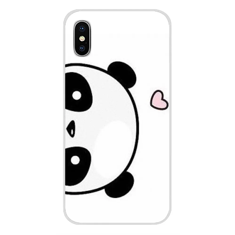 Милое животное панда из мультфильма черный белый для huawei G7 G8 P7 P8 P9 P10 P20 P30 Lite Mini Pro P Smart Plus чехол - Цвет: images 2