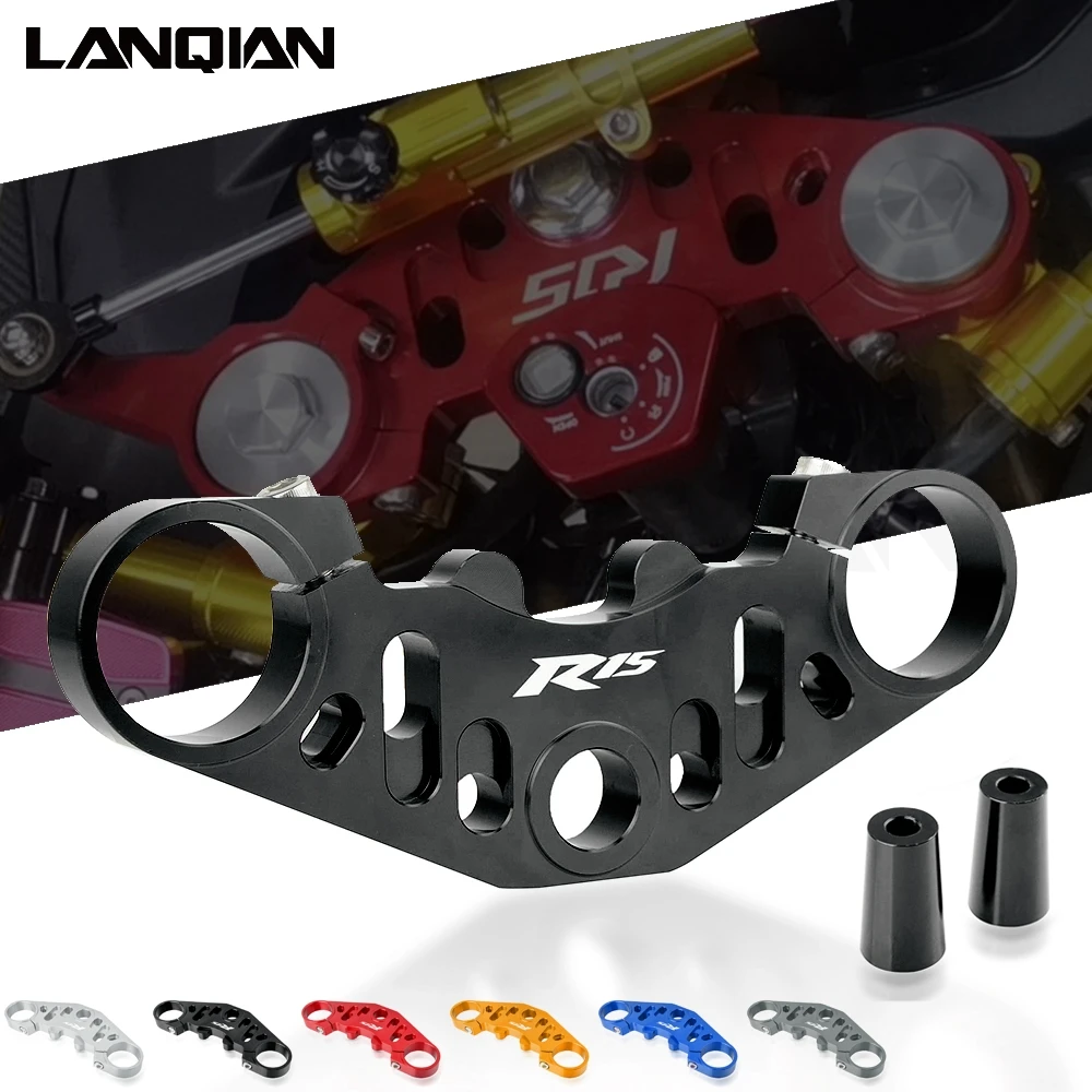 For Yamaha YZF R15 V3 Motorcycle Performance Triple Tree Top Clamp Upper Front Protector 2017 2018 2019 2020 Parts | Автомобили и