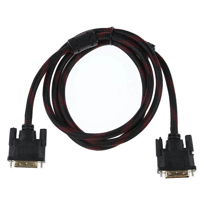 ABKT-DVI-D кабель 1,5 m 24+ 1 Dual Link Кабель Male-male черный и красный