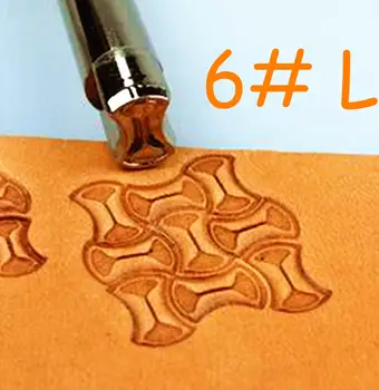 

1pc 6# Steel Leather Craft Steel Carving Stamping Punch Stamper Tool - Stylus Spoon Embossing Swivel Knife Cutter Punch Chisel
