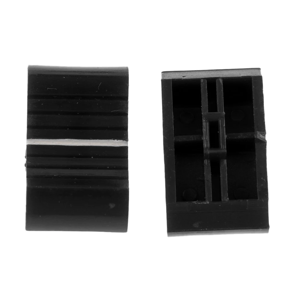 200 Pieces Touch Sensitive Slider Mixer Fader Knob Caps 4mm Slot