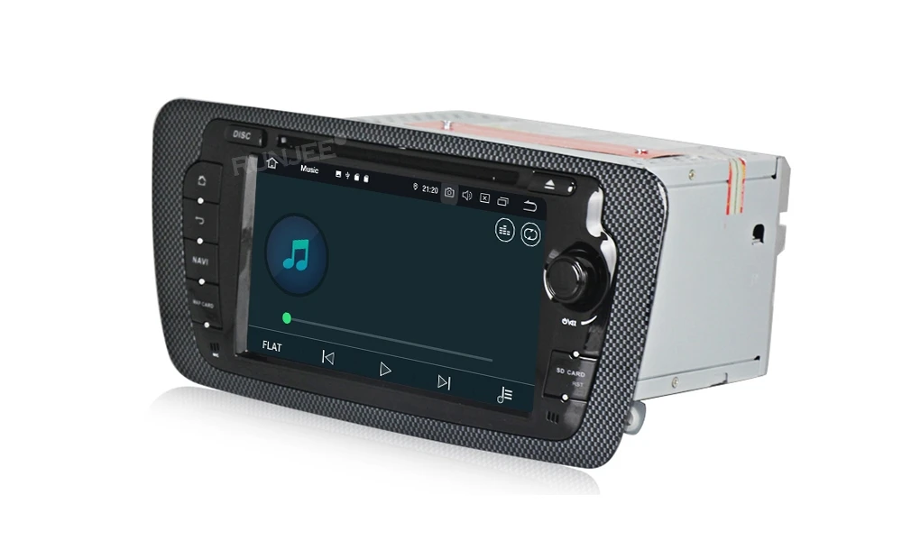 Cheap RUNJEE Android 9.0 PX6 4GB 64GB Car DVD Multimedia player For Seat Ibiza 6j 2009-2013 GPS Navigation 2 din screen Autoradio 11