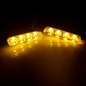 

Flash Light Bar Auto Parts With Control Box Wireless Remote Amber Dash