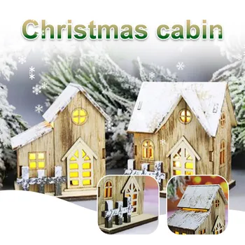 Kerst Lichtgevende Cabine Kerst Houten Huis Glittery Led Licht Woondecoratie Night Lamp Hanger Led Kaarsen Prop Led 1118 Kerst Lichtgevende Cabine Kerst Houten Huis Glittery Led Licht Woondecoratie Night Lamp Hanger Led Kaarsen Prop Led 1118