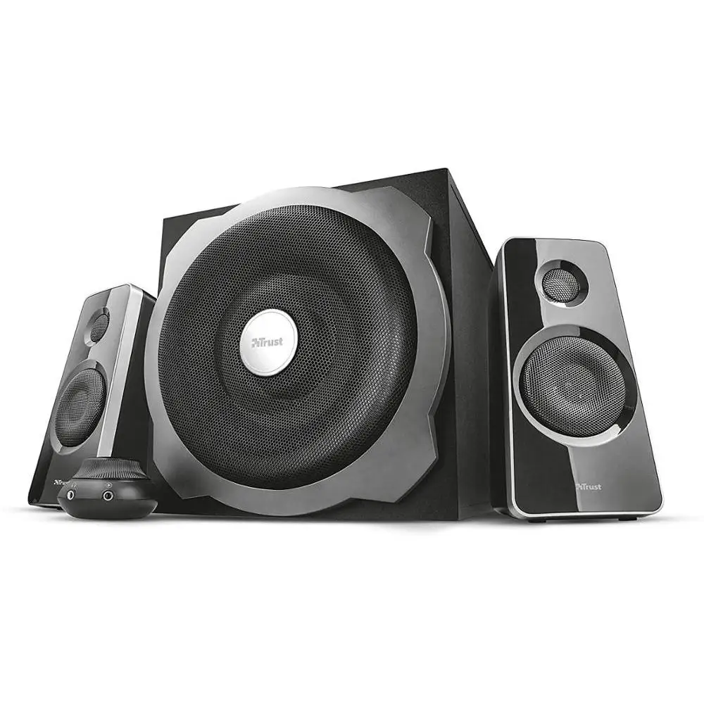 Fiducia Tytan 2.1 - Set Di Altoparlanti Del Computer (2.1, 120 W Subwoofer), Nero