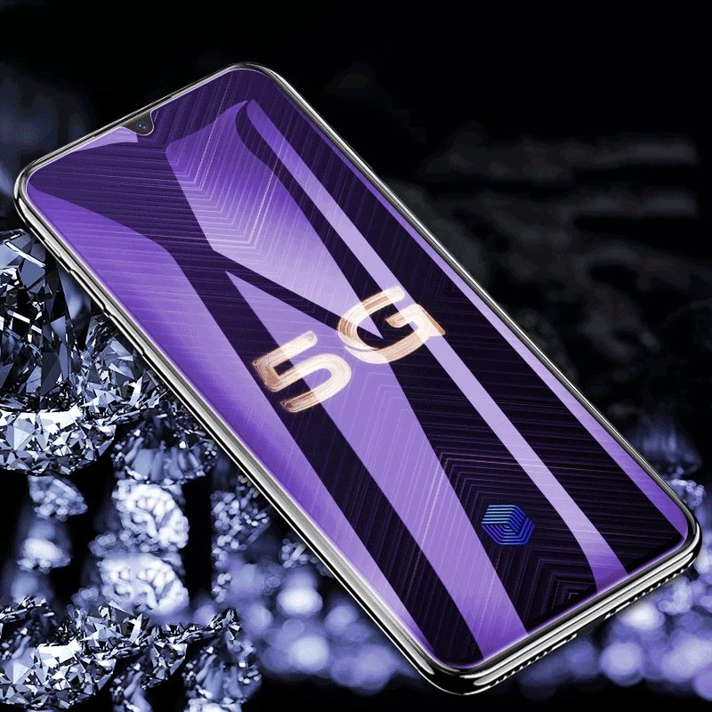 Защита экрана из закаленного стекла для VIVO IQOO Pro 5G Glass Anti Blue Neo 855 Racing Y3 Y17 Y12 Y15 Y19 Y11