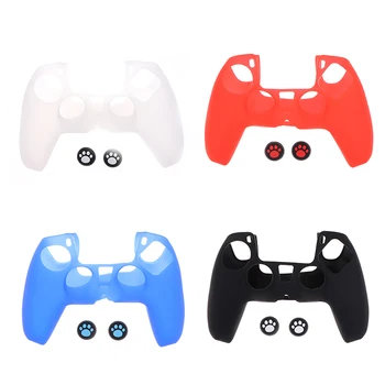 

PS5 Handle Silicone Case Cat Claw Silicone Rocker Hat Non-slip Protection Set