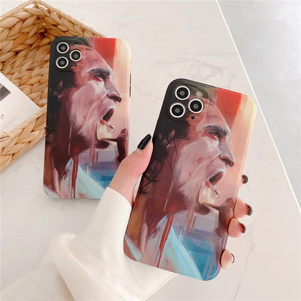 Классический чехол для телефона Gotham City clown Joker Painting iPhone 7 8 Plus 11 Pro X XS Max XR art мягкий SE2