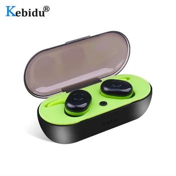 

TWS Bluetooth 5.0 Earphone Wireless Earbuds 3D Stereo Sport Earphones With Mic Support iOS Android Phones HD Call