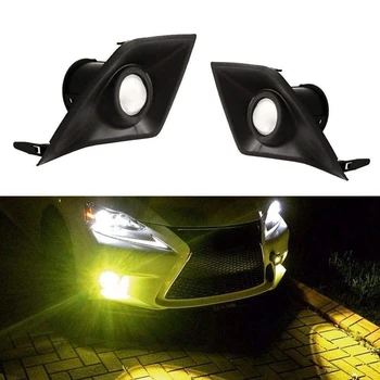 

LED Fog Lamp Lights Assembly Yellow Color DRL F-Sport 6000K White for 2014-2016 Lexus IS200T IS250 IS300 IS350