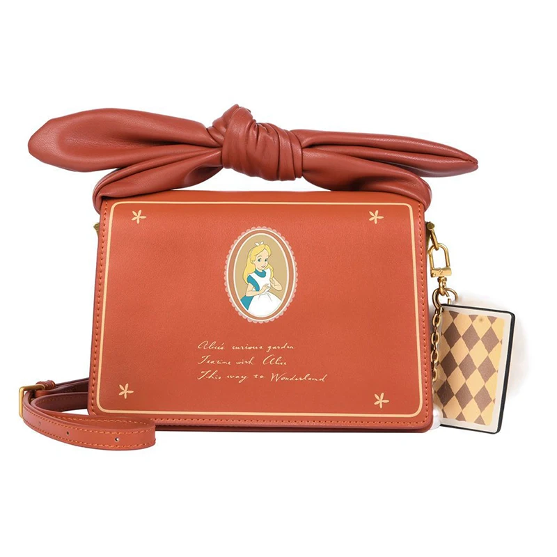 

Disney women Handbag high-quality Cartoon Princess Alice Ladies One-shoulder Messenger Fashionable Large-capacity Wild Luxury