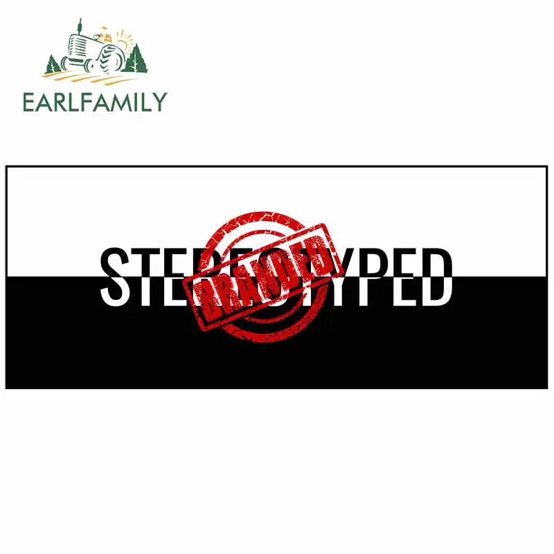 Earlfamily 13cm X 5.4cm For Tolerating Racism Is Racism Diy Motorcycle