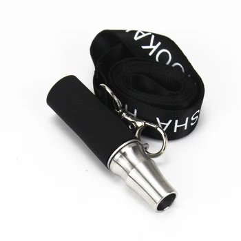 

Reusable Hookah Mouthpiece Hang Rope Strap Shisha Mouth Tips Silicon Stainless Steel Chicha Narguile Water Pipe Mouthpieces