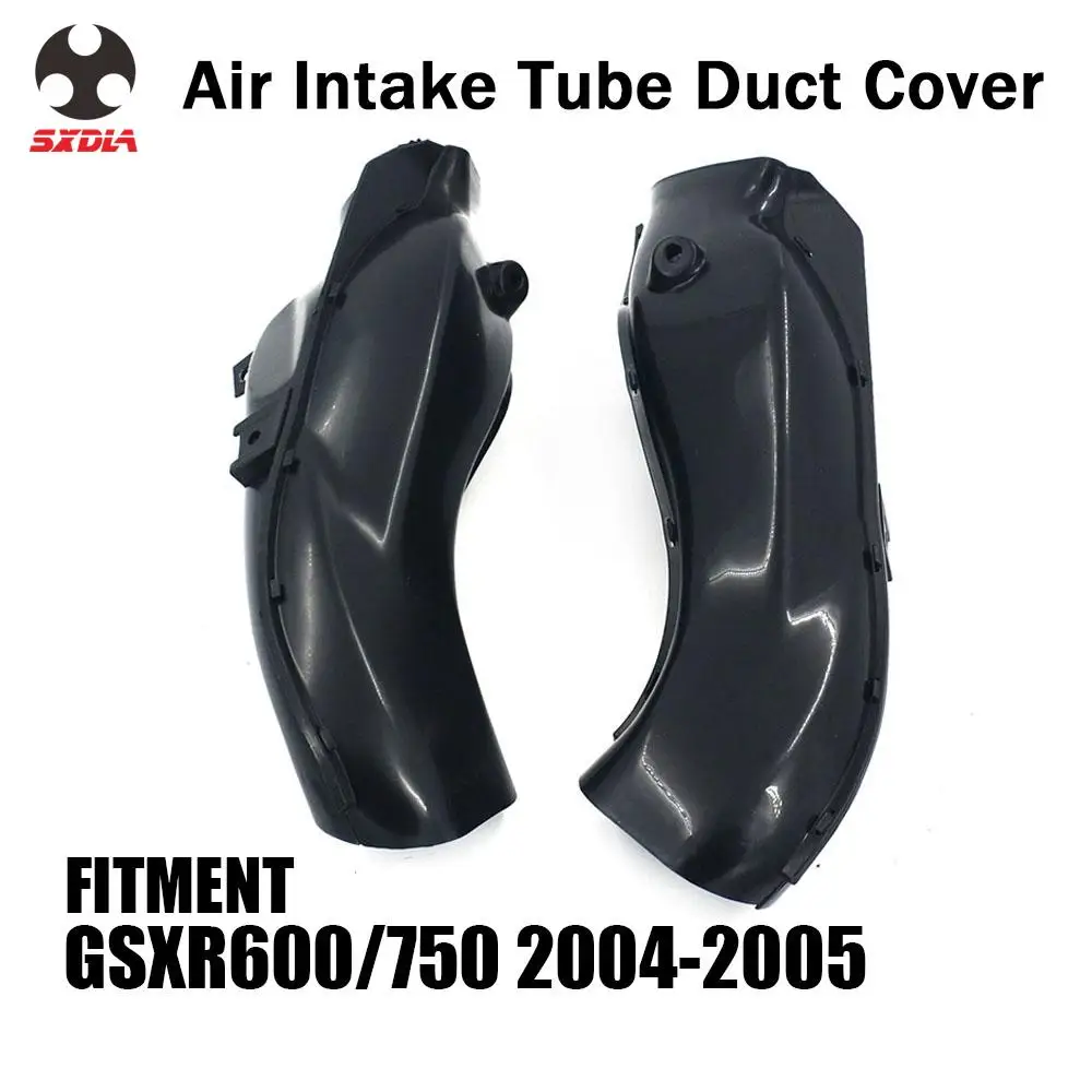 Мотоцикл черный воздухозаборник трубы для SUZUKI GSXR600 GSXR750 GSXR 600 750 2004 2005 04 05