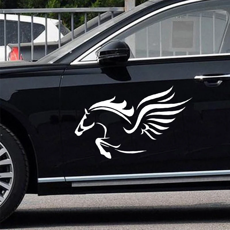 Car Stickers Vinyl Decal Horse Wings Pegasus Small Funny Truck Decor Mural Sticker Personalise Motorcycle Auto Accessories 1pc | Автомобили