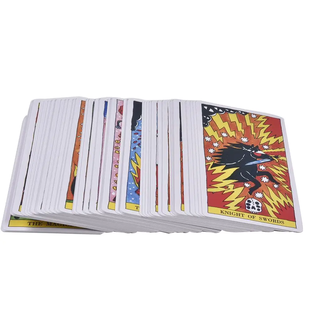 

New Arrivals 1 Set 78 Cards Tarot Deck Set Del Fuego Tarot Cards English Version Card Board Games Accessories Divination