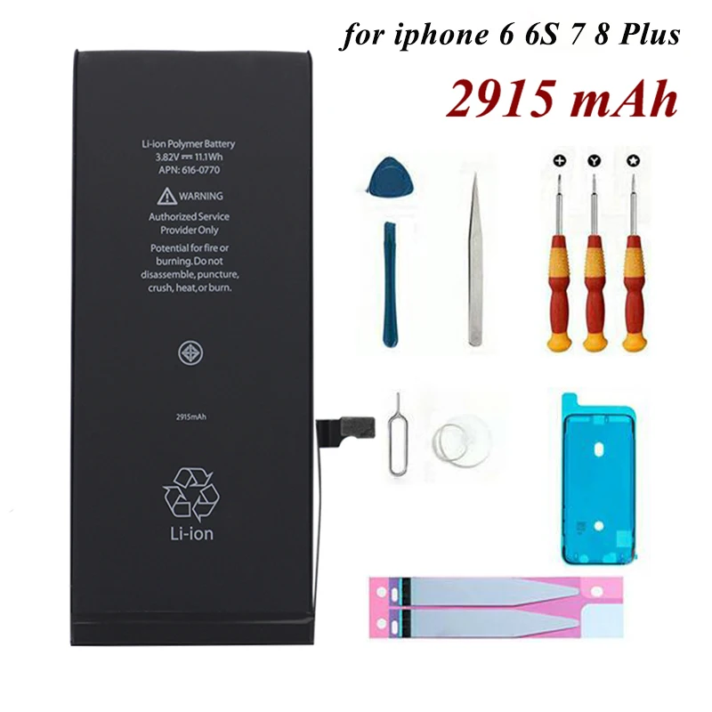 NENG аккумулятор для iPhone 6 6S Plus, Сменный аккумулятор для мобильного телефона, полимерный литий-ионный аккумулятор для iPhone 7 8 Plus