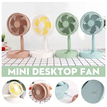 

USB Portable Mini Fan Handheld 3 Speed Adjustable Table Fan For Home Office Desk Travel Air Conditioner Cooler Fan Low Noise