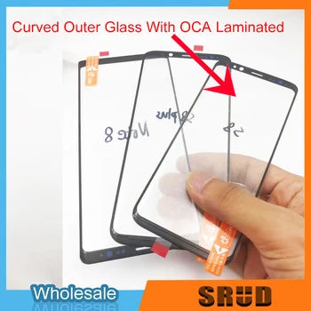 

5Pcs OCA Laminated Outer Glass For Samsung Galaxy S8 S8 Plus S8+ Note 8 S9 Plus Note9 S10 Plus Note10 Front Screen Outer Glass