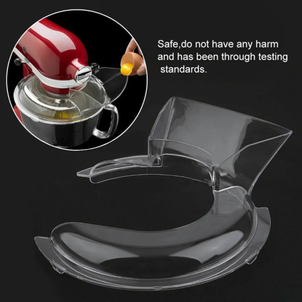 Mixing Bowl Pouring Chute, Pouring Chute Safe For KSM45 4.5-5QT